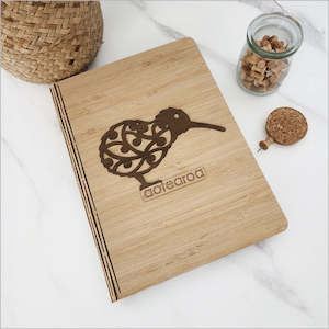 Gift: Bamboo Journal: Koiri Kiwi River Rimu Veneer