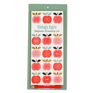 Vintage Apple Magnetic Shopping List