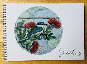 Gift: The Visitors Book Kingfisher Pohutukawa