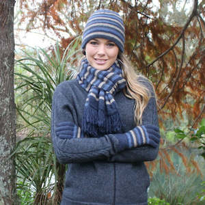 Possum Merino Multi Stripe Beanie 9952