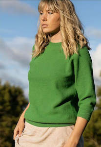 Cotton + Merino Penny Textured Jumper