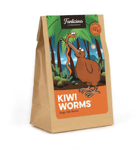 Gift: Sweets Kiwi Worms Tangy Jelly Worms