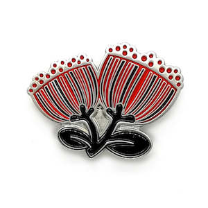 Lapel Pin - Scandi Pohutukawa