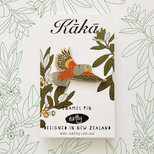 Enamel Pin - Kākā