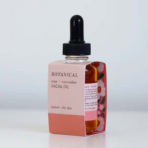 Botanical Facial Oil - Rose Cucumber ( Mature/Dry Skin)