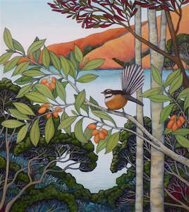 General Card - Clare Reilly Card - Fantail Flits By The Bay