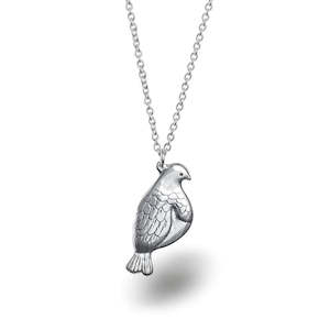 Gift: Sterling Silver Pendant - Kererū