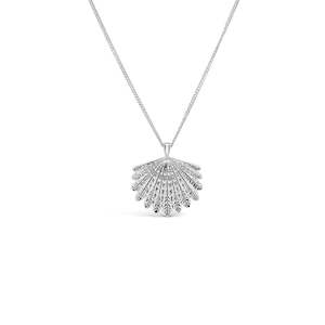 Sterling Silver Necklace - Fantail Tail (Piwakawaka)