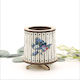 Round LED Tealight Holder -Floral Tui