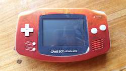 Custom Gameboy advance - metallic red/orange