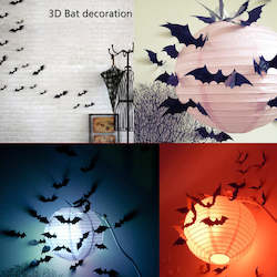 3D bats -  wall decorations for halloween