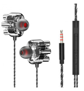 Wired Earphones 8D Stereo with Mic 3.5mm