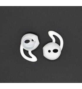 1 Pair Soft Clear Silicone Earplugs Earbuds Cover For Apple iPhone