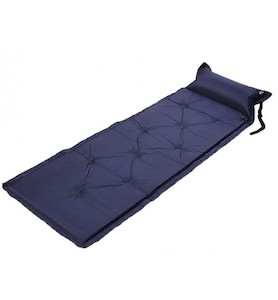 Self Inflating Single Mattress Air Bed Camping Backpack Pad With Carry Bag