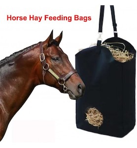 Internet only: Horse Hay Bags Sturdy Feeding Hay Bag for Horses Sheep Feeder