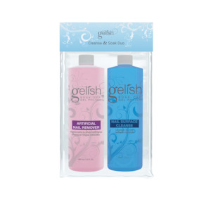 Cleansers Removers And Accessories: Nail Surface Cleanse + Soak Off Remover Pack