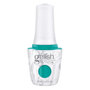 Gelish Soak Off Polish Yellow And Green: Rub Me The Sarong Way