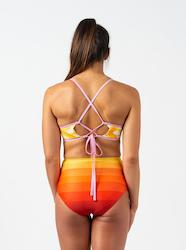 Golden Glow High Waisted Bikini Bottom