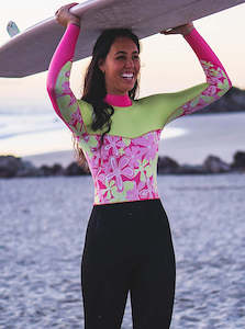 Women's Steamer Wetsuit 4/3mm- Sandy Cheeks