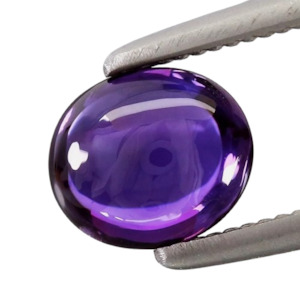 Sapphire: 0.91CT SPLENDID OVAL 100% NATURAL RICH PURPLE SAPPHIRE