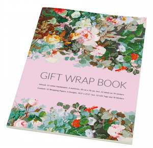 Bekking & Blitz Gift Wrap Book Flowers Musee du Papier Peint