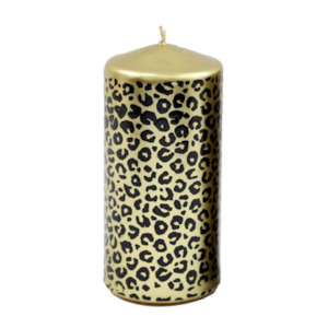 Gifts: Leopard Pillar Candle