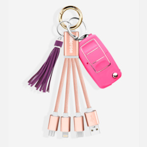 Gifts: Ellie Rose Keychain 3-in-1 Cable