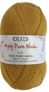 Crucci 4ply Pure Wool