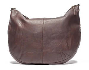 All Handbags: Rugged Hide Corrine Shoulder Bag - Brown