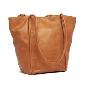 All Handbags: Rugged Hide Sabina Leather Bag - Tan