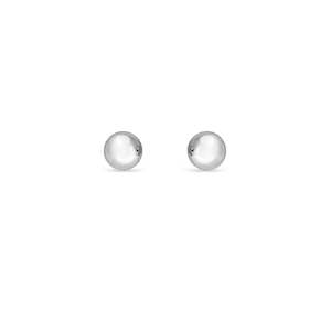 Ear Sense Earring WBA-26 6mm Silver Ball Stud Earrings