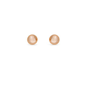 Ear Sense Earring WBA-16-R 6mm Rose Gold, Ball Stud Earrings