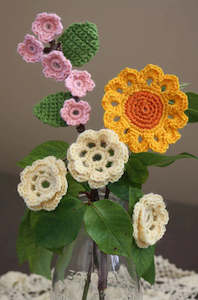 Knitting Needles And Crochet Hooks: Countrywide Crocheted Flowers Pattern #P150