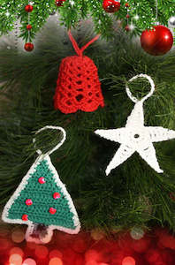 Knitting Needles And Crochet Hooks: Countrywide Crocheted Christmas Decorations Pattern #P109