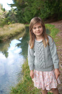 Little Cupcakes Atlas Sweater LF51,  1-10 years 8ply Knitting Pattern