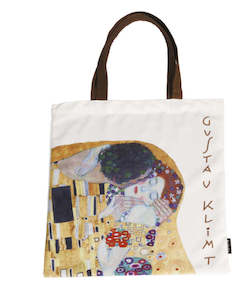 Reusable Shopping Bags: Art Shopping Bag Gustav Klimt Kiss