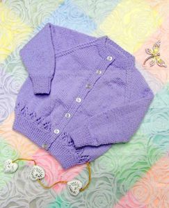 Brands: Countrywide Lullaby 4ply Baby Cardigan  #P321