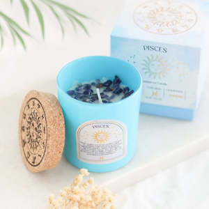 Zodiac Gemstone Candle - Pisces