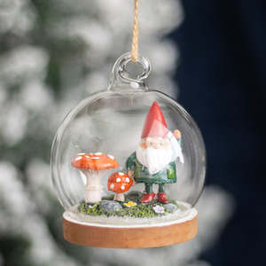 Gnome House Hanging Glass Dome