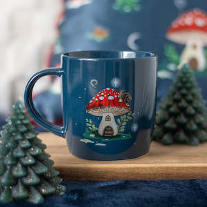 Gnome Sweet Gnome Mushroom Ceramic Mug