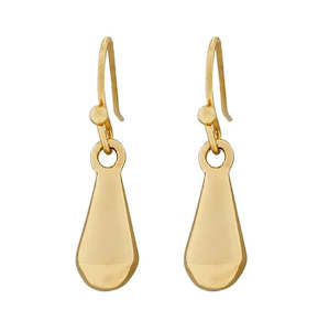 Ear Sense Hypoallergenic Earrings: Ear Sense Earring F3-309 Gold Teardrop on French Hook Earrings