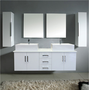 1500mm Plywood Vanity with Engineered Stone Countertop