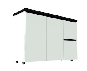 Movable Kitchen Island 1200mm