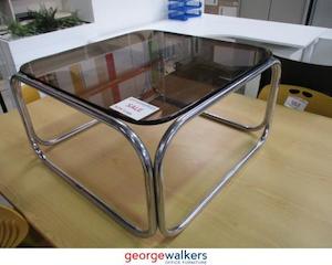 PR5472 - Chrome/Glass  Coffee Table