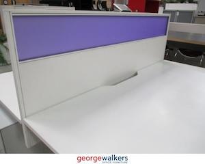 PR4886 - Purple Desk Mounted Partition