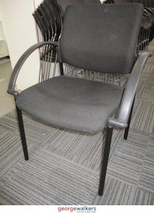 Second hand furniture: PR5317 - Black BFG Reception Chair