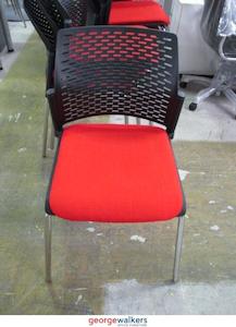 Second hand furniture: PR1901 - Red Reception Chairs