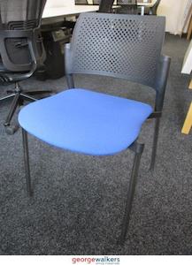 Second hand furniture: PR5128 - Blue Reception Chair