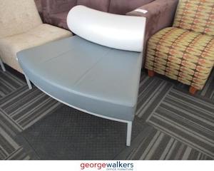 Second hand furniture: PR4826 - Grey Modular Reception Sofa