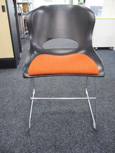 Second hand furniture: PR4443 - Orange Reception Chair  Default